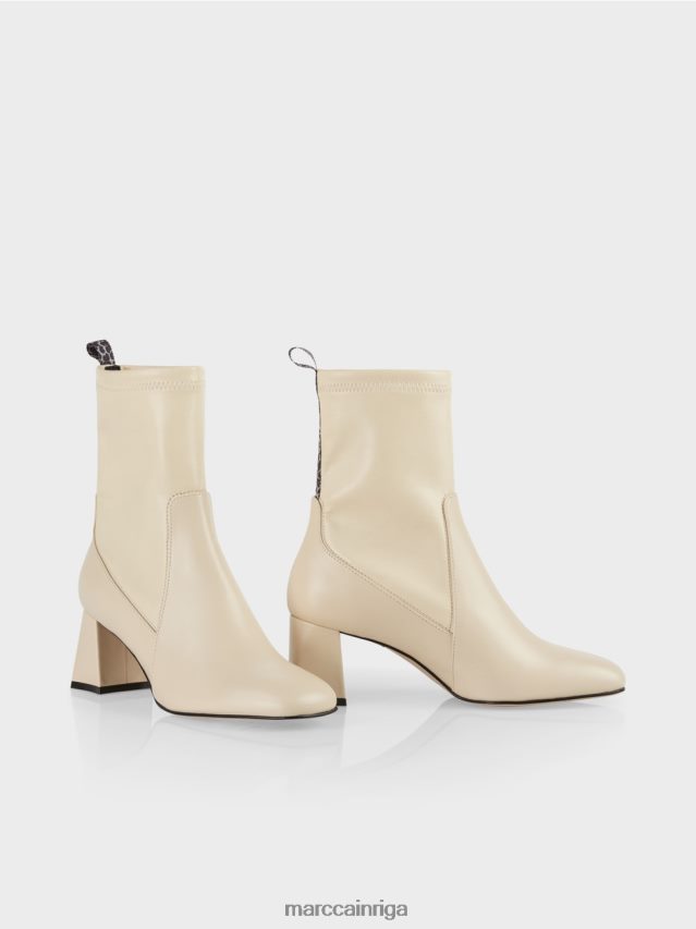 apavi tumšs krēms VRBHXD1559 Marc Cain puszābaki ar leo detaļām