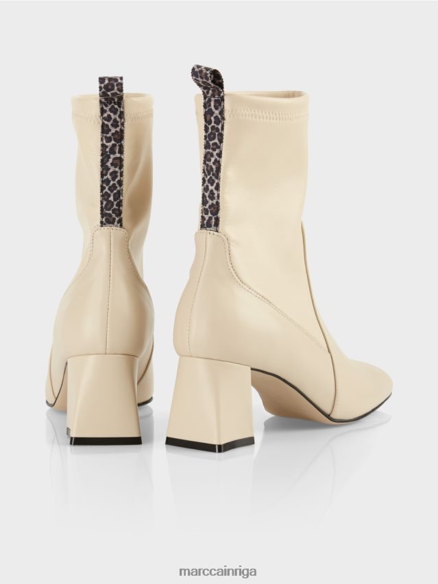 apavi tumšs krēms VRBHXD1559 Marc Cain puszābaki ar leo detaļām