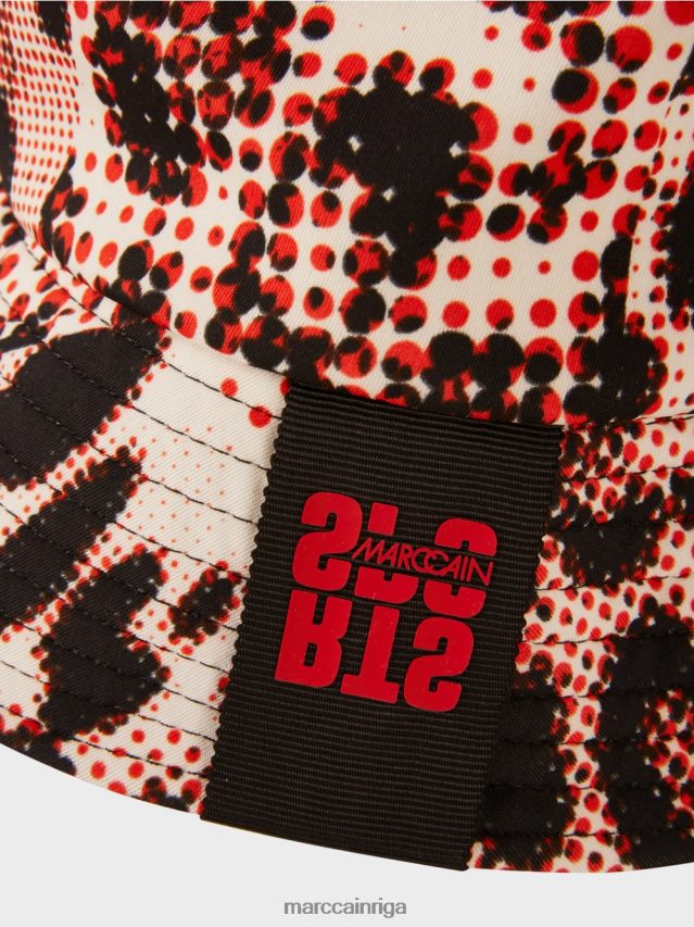 piederums campari VRBHXD1672 Marc Cain makšķerēšanas cepure ar leo apdruku