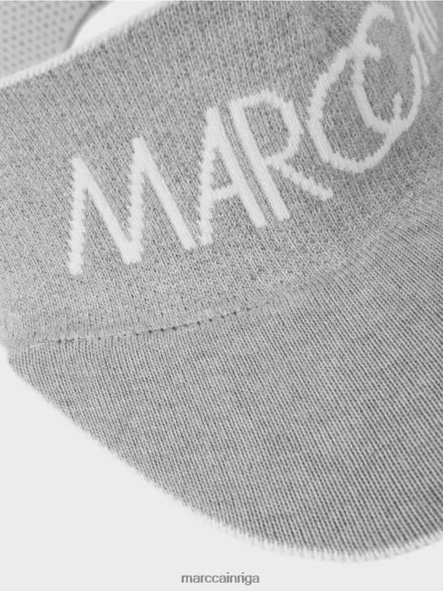 piederums pelēks VRBHXD1695 Marc Cain tehniskā adīta viziera vāciņš