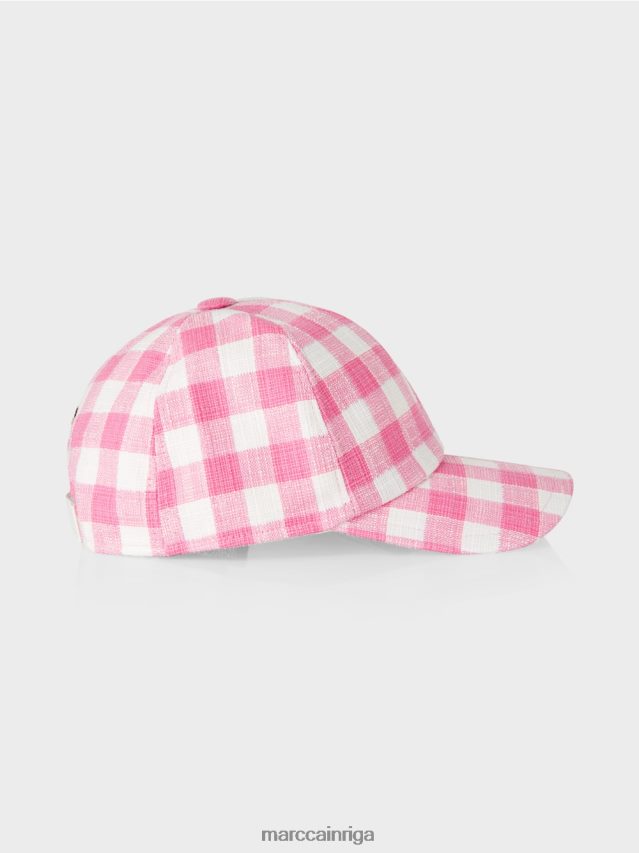 piederums spilgti rozā VRBHXD1731 Marc Cain vāciņš ar vichy čekiem