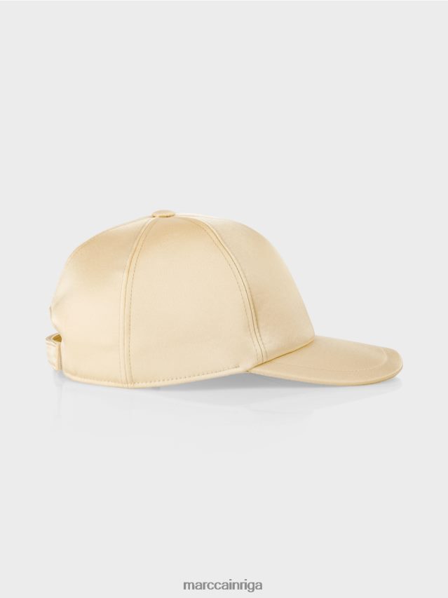 piederums tumšs krēms VRBHXD1681 Marc Cain vāciņš ar logotipa uzrakstiem