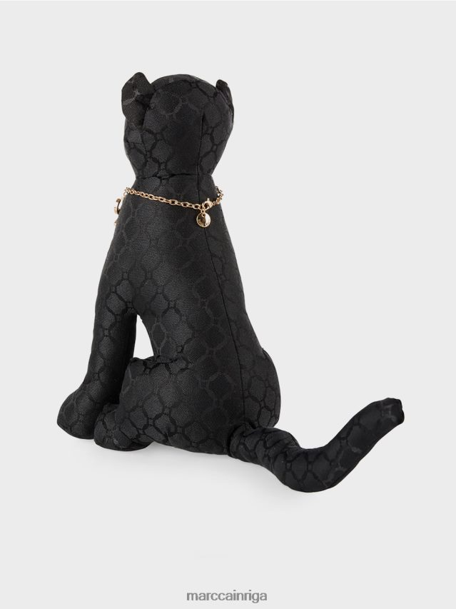 piederums melns VRBHXD1747 Marc Cain ekstravagants dekoratīvs savvaļas kaķis