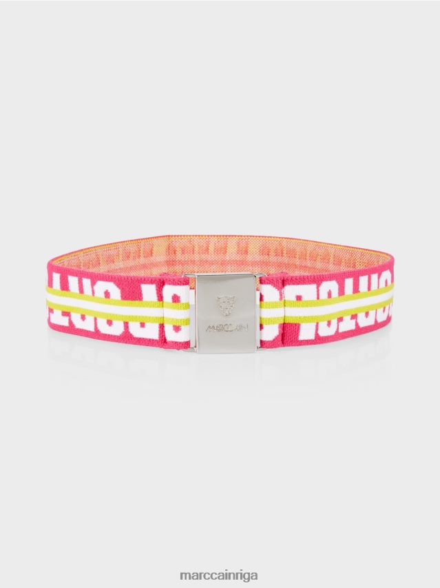 piederums super rozā VRBHXD1719 Marc Cain krāsaina jostasvieta ar metāla sprādzi