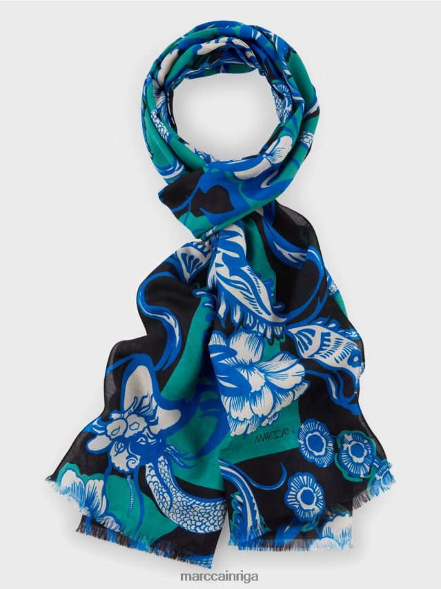 piederums emalja VRBHXD1656 Marc Cain šalle ar tetovējuma apdruku