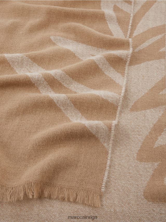 piederums spilgts īriss VRBHXD1682 Marc Cain austa šalle no jaunavas vilnas