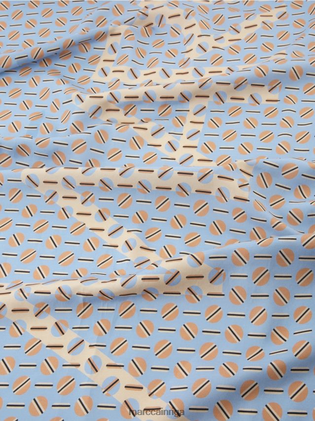 piederums tumšas vasaras debesis VRBHXD1679 Marc Cain šalle ar grafisko dizainu