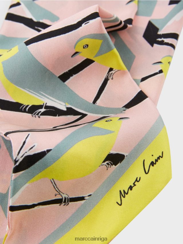 piederums tumši debeszils VRBHXD1703 Marc Cain eleganta zīda kaklasaite