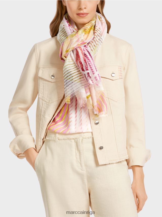 piederums viegla limeade VRBHXD1716 Marc Cain eleganta šalle ar zīdu