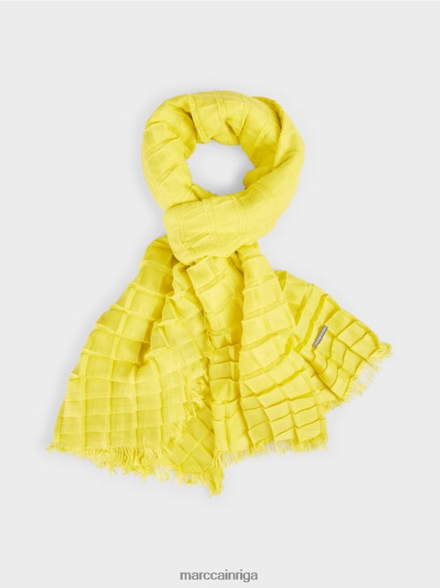 piederums zaļais sērs VRBHXD1742 Marc Cain kroku rūtains šalle