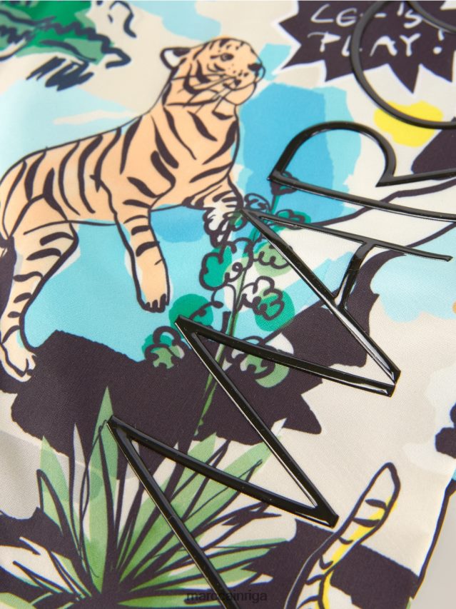 piederums Selga VRBHXD1515 Marc Cain iepirkumu soma ar apdruku \"pārdomājiet kopā\".