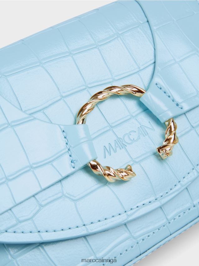 piederums atmosfēras zils VRBHXD1536 Marc Cain plecu soma ar dekoratīvu gredzenu