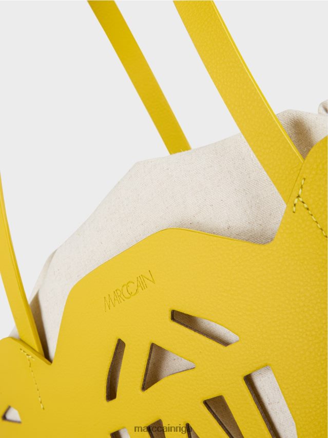 piederums citronzaļš VRBHXD1528 Marc Cain praktiska \"pārdomāt kopā\" ​​soma