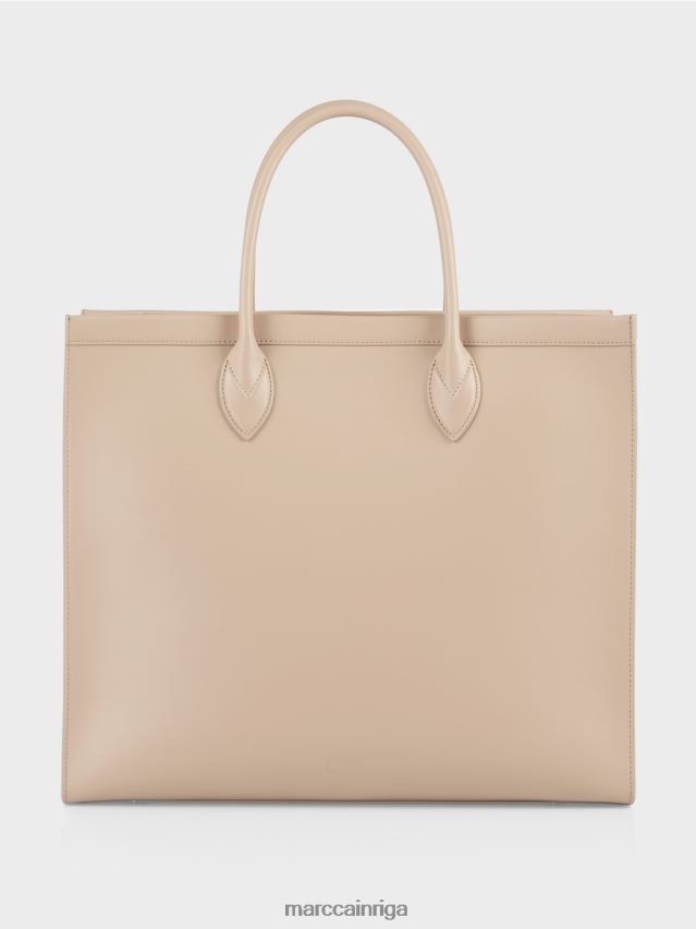 piederums dziļas smiltis VRBHXD1531 Marc Cain Divi vienā soma ar logotipa uzrakstiem