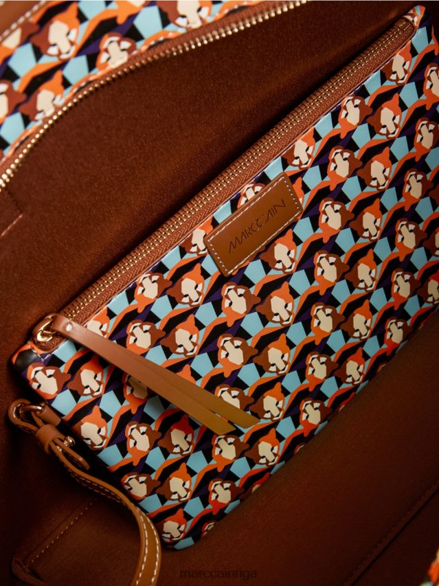 piederums dzidrs oranžs VRBHXD1546 Marc Cain soma ar noņemamu somu