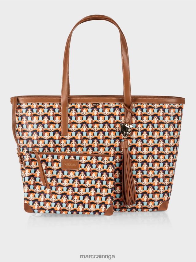 piederums dzidrs oranžs VRBHXD1546 Marc Cain soma ar noņemamu somu