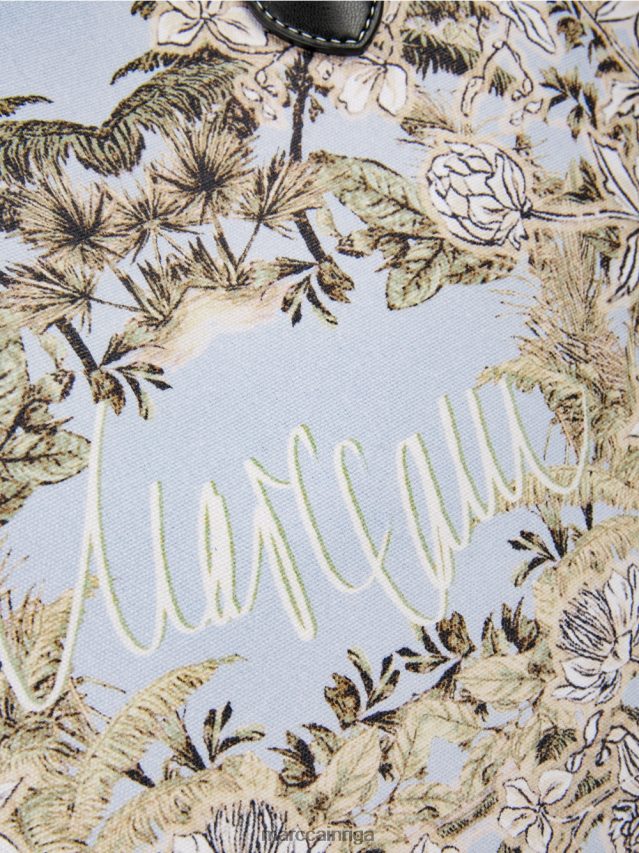 piederums gaiši pūderzils VRBHXD1533 Marc Cain soma ar ziedu rakstu