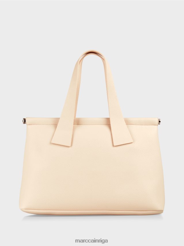 piederums krēms VRBHXD1543 Marc Cain mākslīgā nappa plecu soma ar siksnu