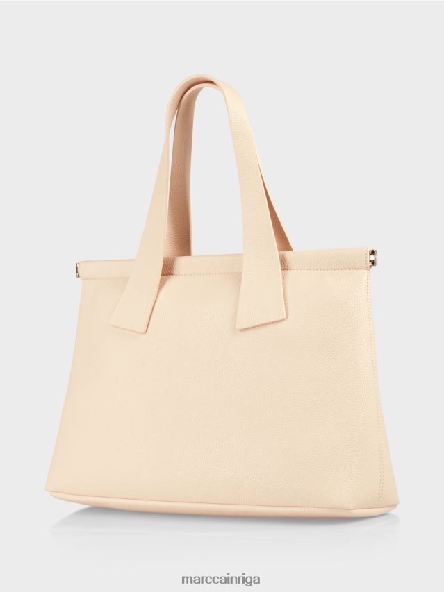 piederums krēms VRBHXD1543 Marc Cain mākslīgā nappa plecu soma ar siksnu