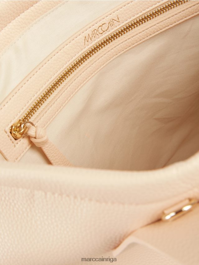 piederums krēms VRBHXD1543 Marc Cain mākslīgā nappa plecu soma ar siksnu