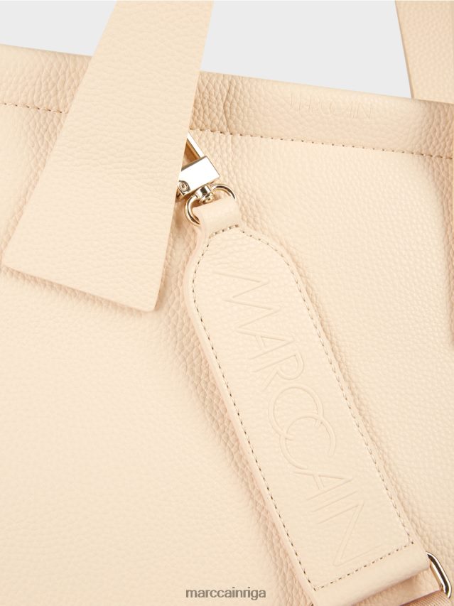 piederums krēms VRBHXD1543 Marc Cain mākslīgā nappa plecu soma ar siksnu