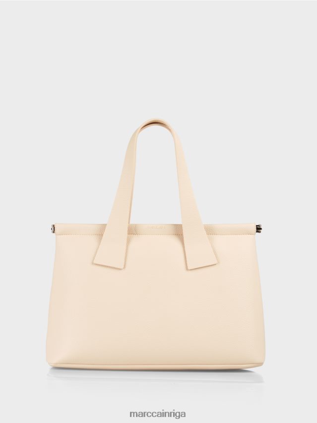 piederums krēms VRBHXD1543 Marc Cain mākslīgā nappa plecu soma ar siksnu