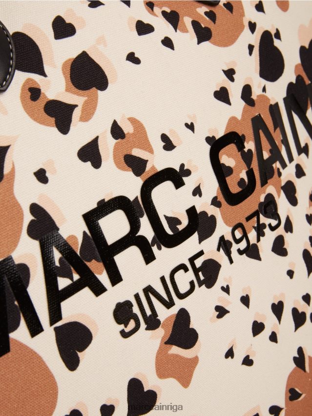 piederums krēms VRBHXD1550 Marc Cain leoparda soma ar mc uzrakstiem