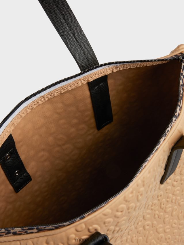 piederums mīksta kafija VRBHXD1503 Marc Cain pircējs izgatavots no tehno materiāla