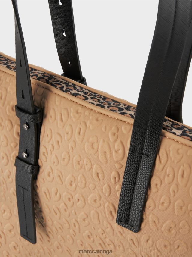 piederums mīksta kafija VRBHXD1503 Marc Cain pircējs izgatavots no tehno materiāla