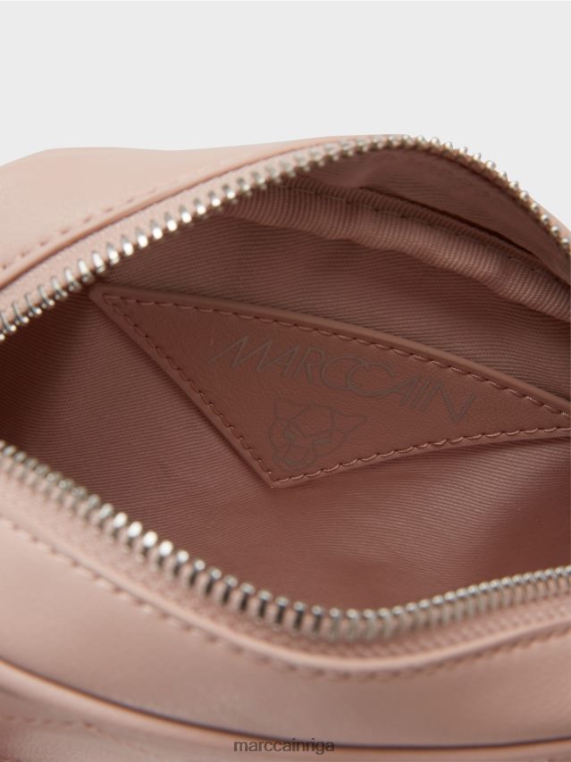 piederums mīksts pulveris rozā VRBHXD1497 Marc Cain \"pārdomāt kopā\" ​​plecu soma