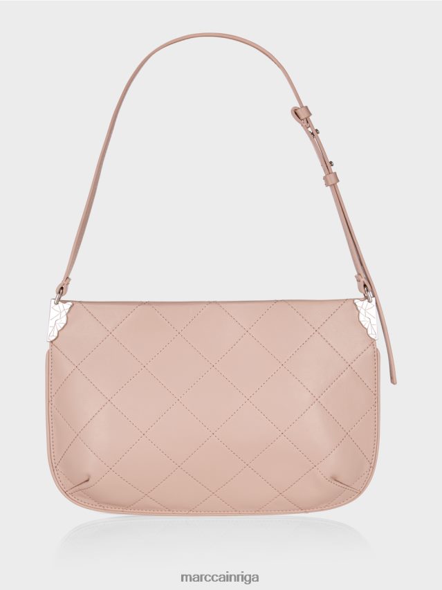 piederums mīksts pulveris rozā VRBHXD1498 Marc Cain \"pārdomāt kopā\" ​​plecu soma