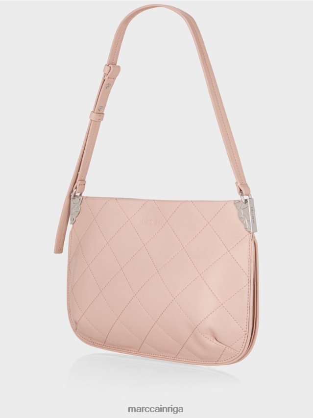 piederums mīksts pulveris rozā VRBHXD1498 Marc Cain \"pārdomāt kopā\" ​​plecu soma