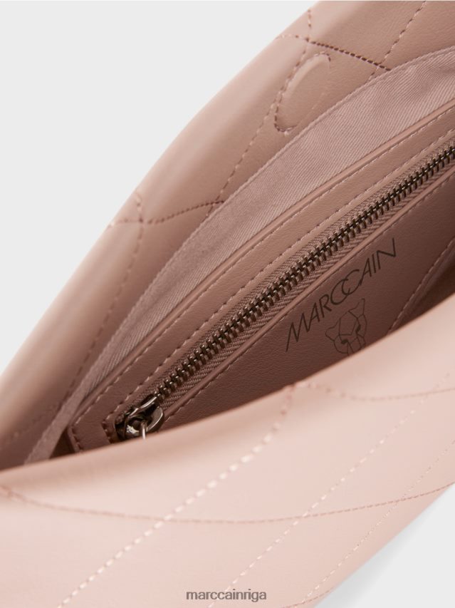 piederums mīksts pulveris rozā VRBHXD1498 Marc Cain \"pārdomāt kopā\" ​​plecu soma