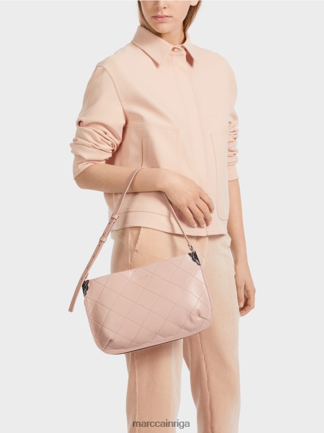 piederums mīksts pulveris rozā VRBHXD1498 Marc Cain \"pārdomāt kopā\" ​​plecu soma