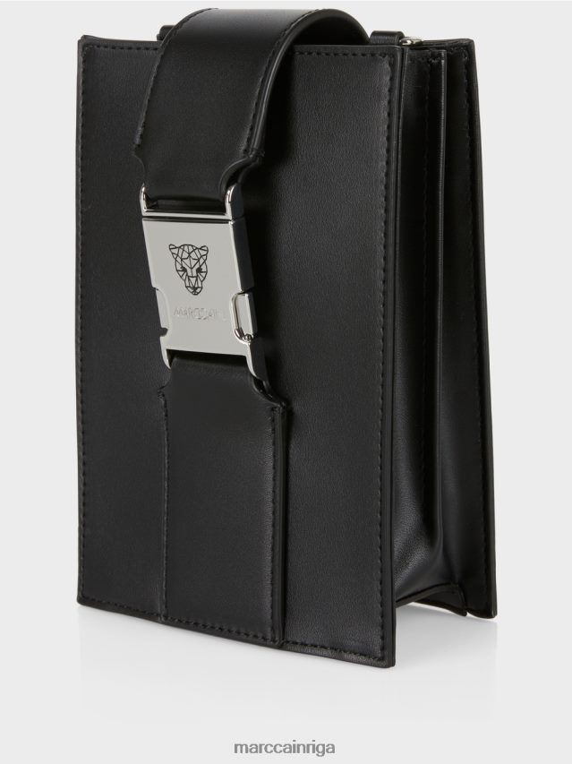 piederums melns VRBHXD1521 Marc Cain crossbody soma gareniskā formātā