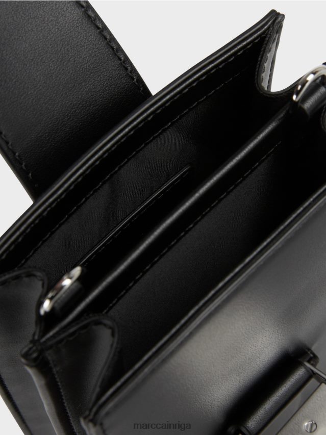piederums melns VRBHXD1521 Marc Cain crossbody soma gareniskā formātā