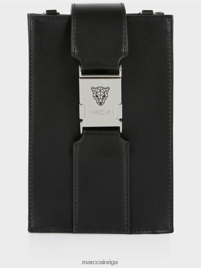 piederums melns VRBHXD1521 Marc Cain crossbody soma gareniskā formātā
