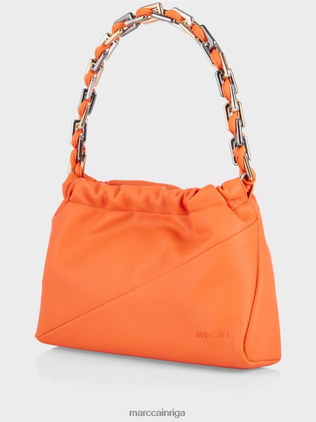 piederums spilgti koraļļi VRBHXD1513 Marc Cain plecu soma ar dekoratīvu rokturi