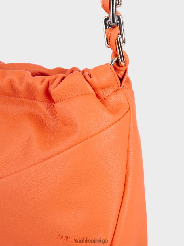 piederums spilgti koraļļi VRBHXD1513 Marc Cain plecu soma ar dekoratīvu rokturi