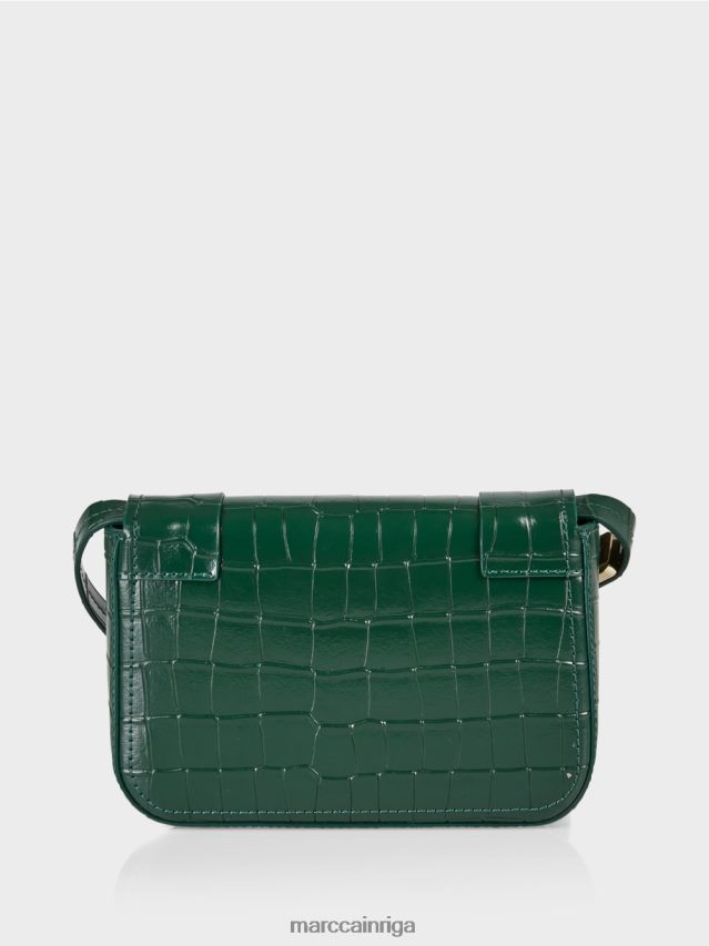 piederums tumšs mežs VRBHXD1540 Marc Cain plecu soma ar dekoratīvu gredzenu